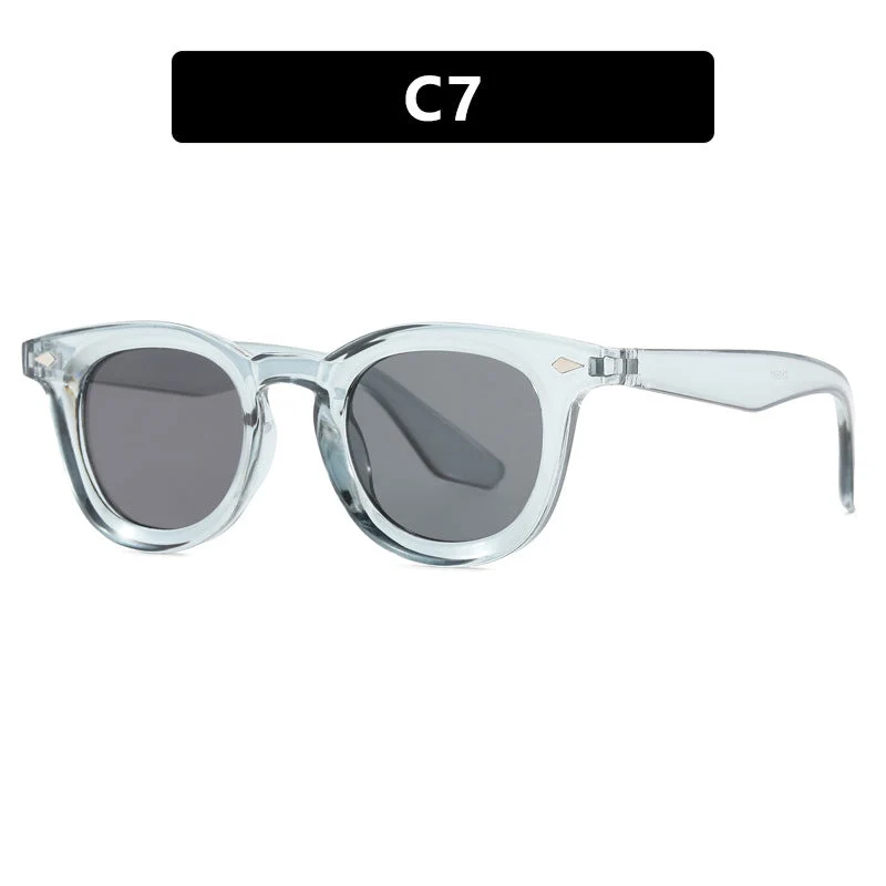 Damen modische Cat-Eye solbrille med transparent ramme Luvikno