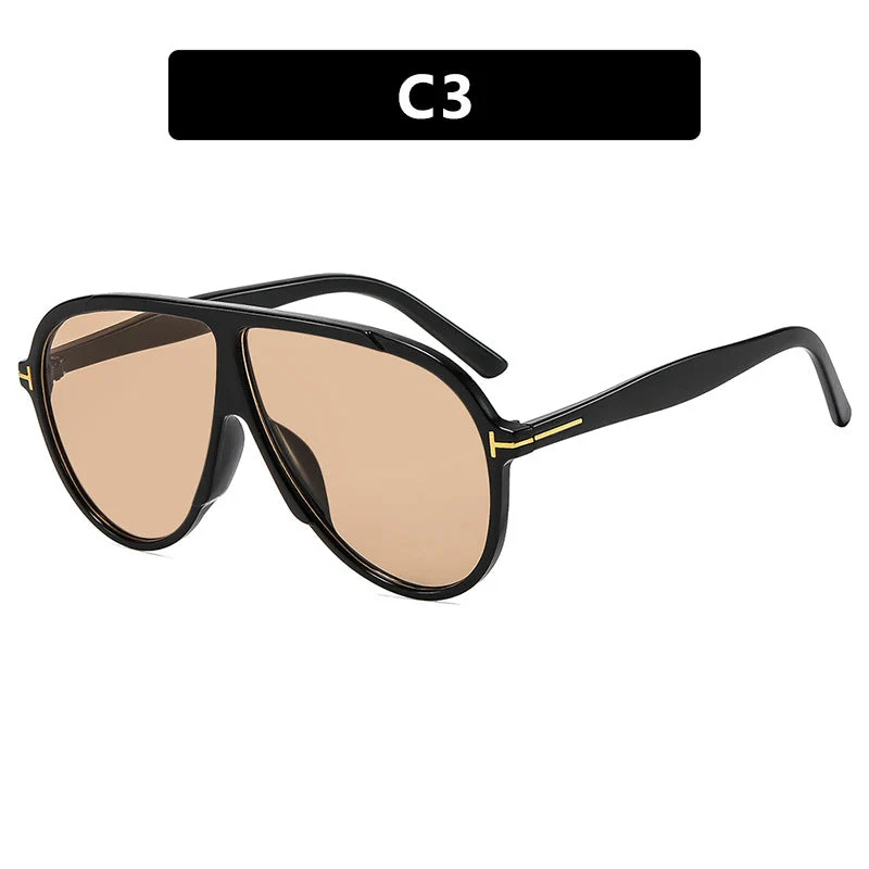 Dame moteriktig brille med stort trendy ramme Luvikno