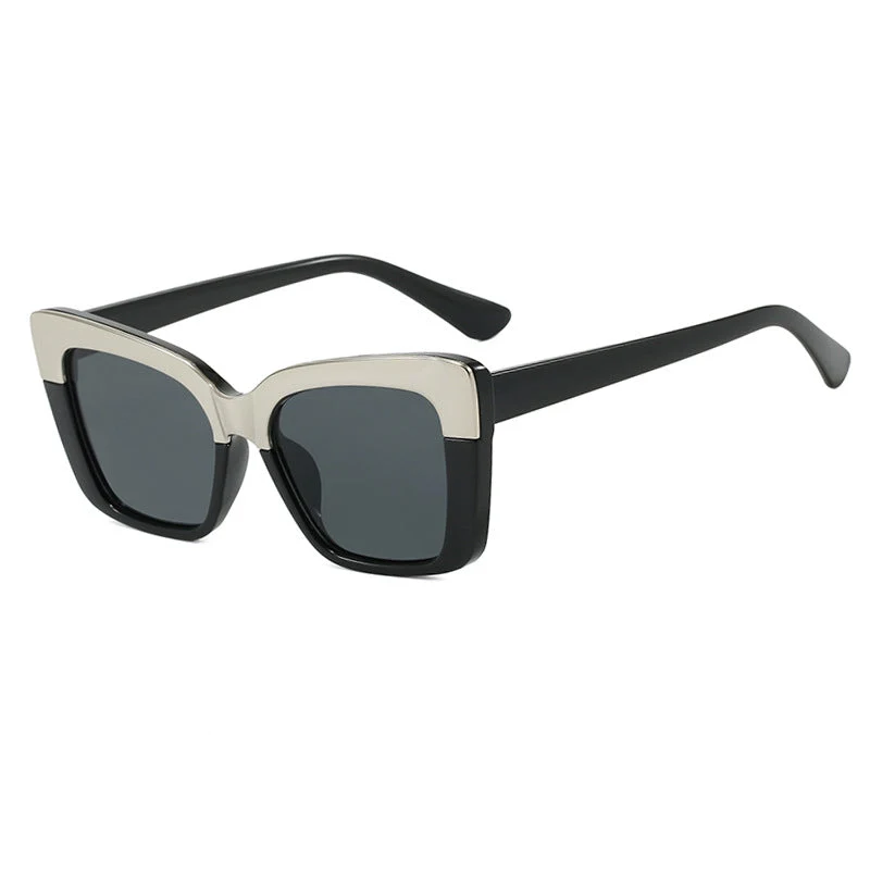 Dames moteriktig brille i trendy geometrisk design Luvikno