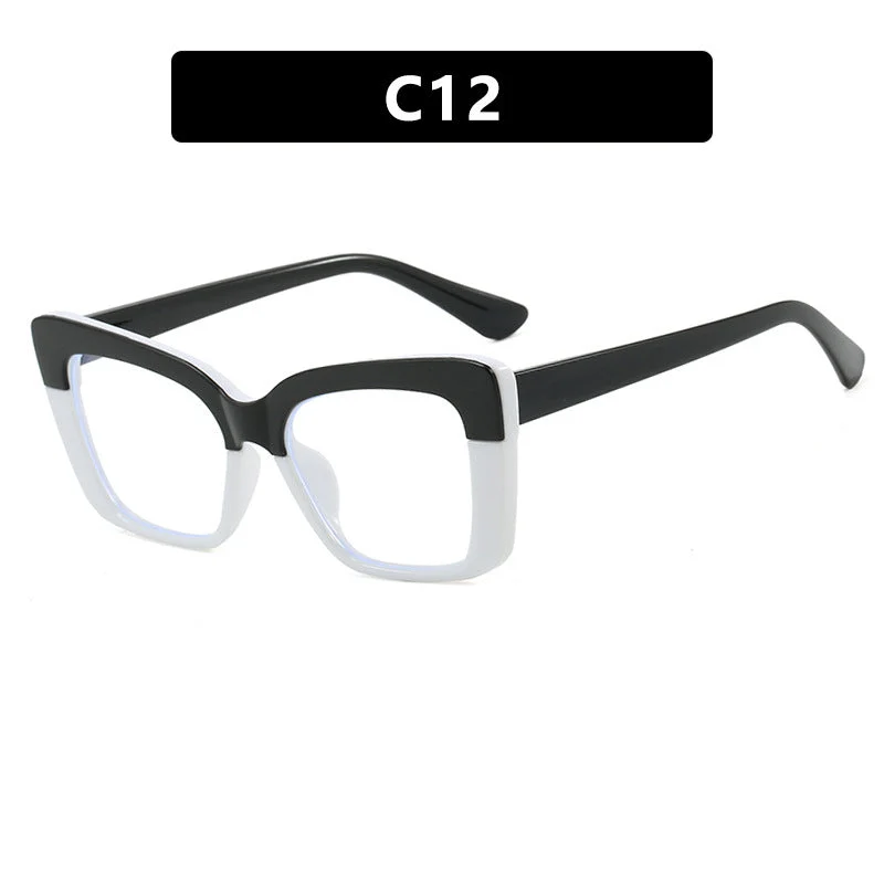 Dames moteriktig brille i trendy geometrisk design Luvikno