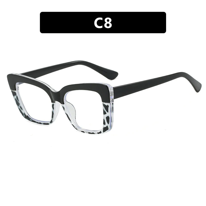 Dames moteriktig brille i trendy geometrisk design Luvikno