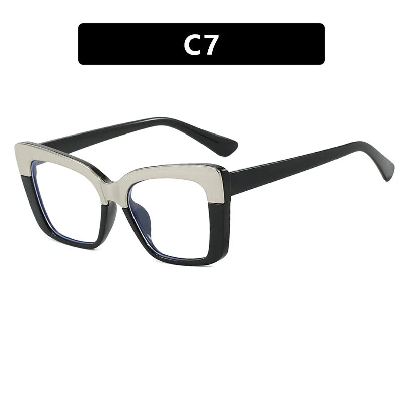 Dames moteriktig brille i trendy geometrisk design Luvikno