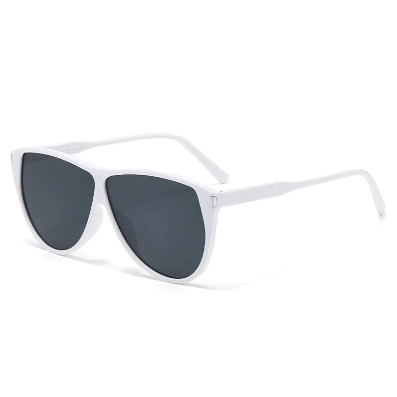 Dame moderne Cat-Eye solbriller med beskyttende UV-filter og stilramme Luvikno