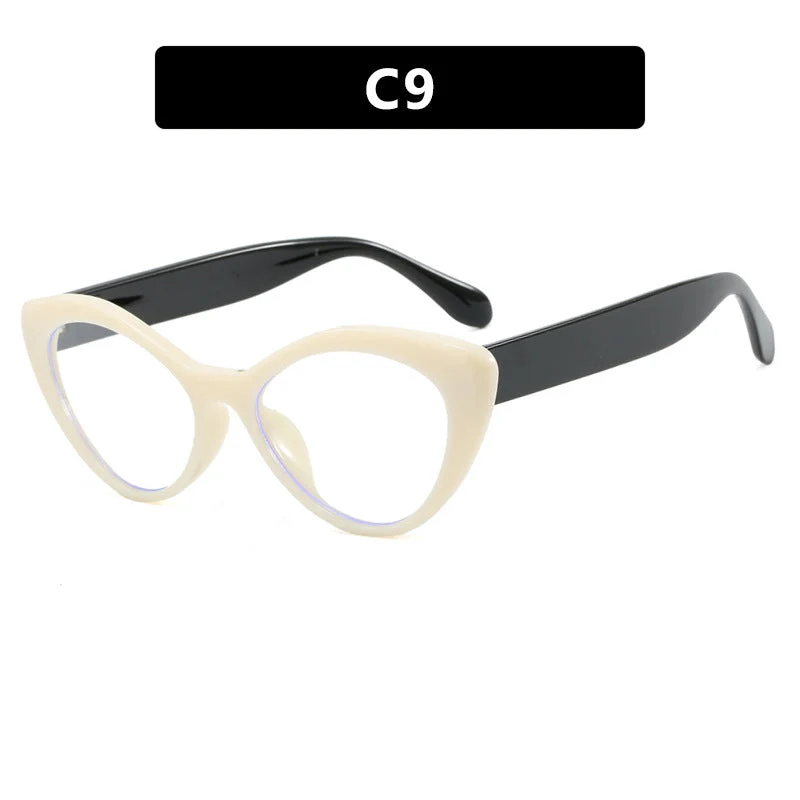Damer kreative Cat-Eye briller Luvikno