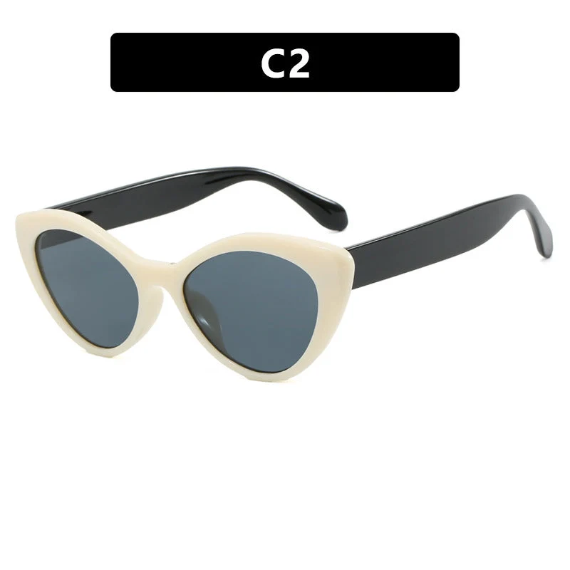Damer kreative Cat-Eye briller Luvikno