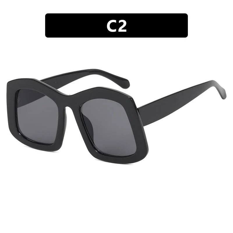 Damer stor solbrille med moteriktig design og UV-beskyttelse Luvikno