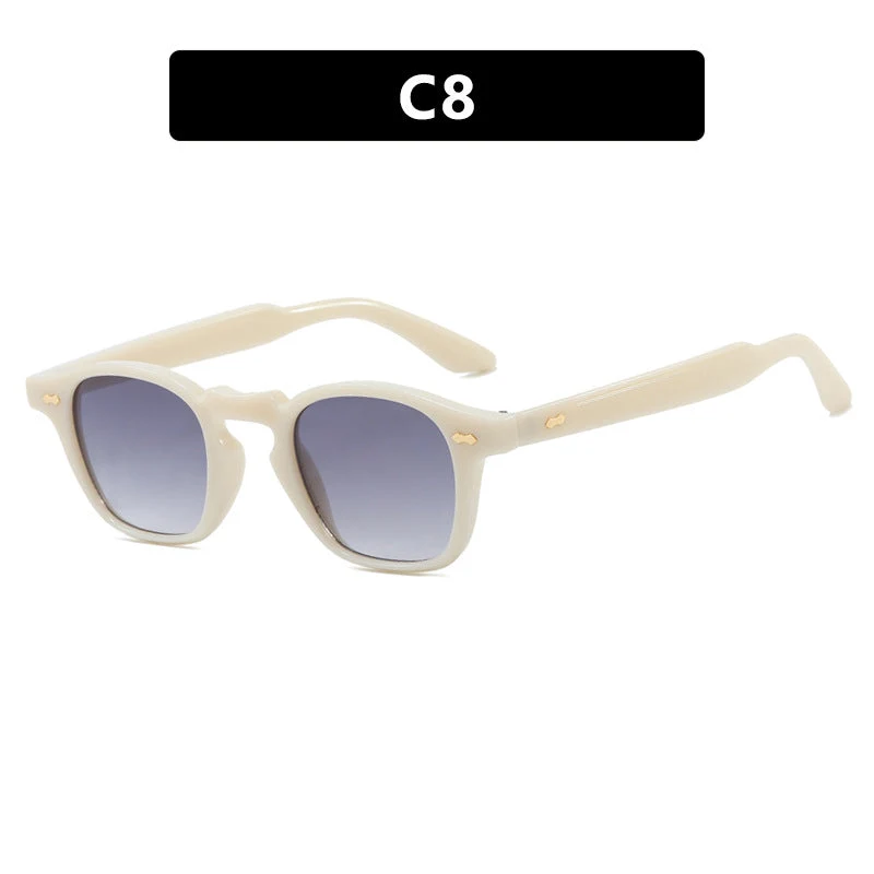 Dame geometrisk solbrille med beskyttende UV-filter og moderne design Luvikno