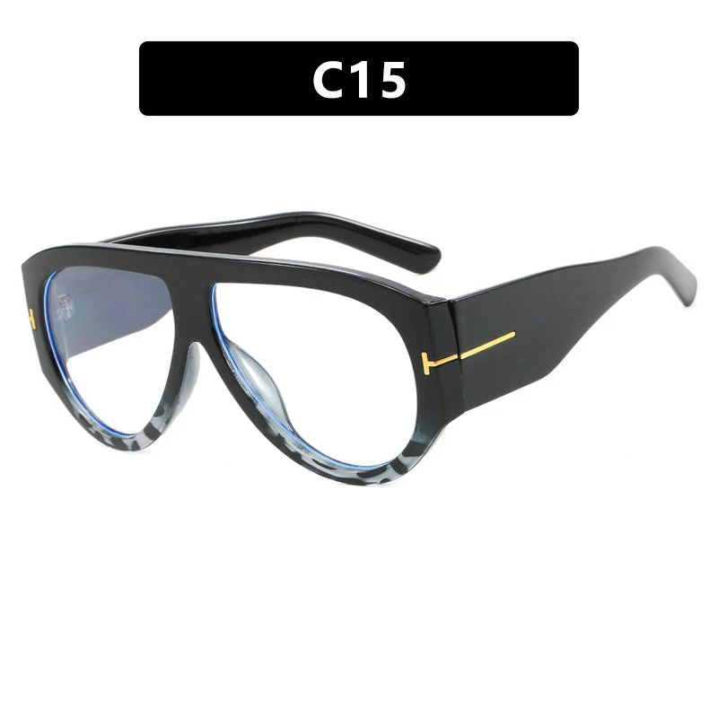 Dame Geometrisk Solbrille med moderne ramme og polariserte glass Luvikno