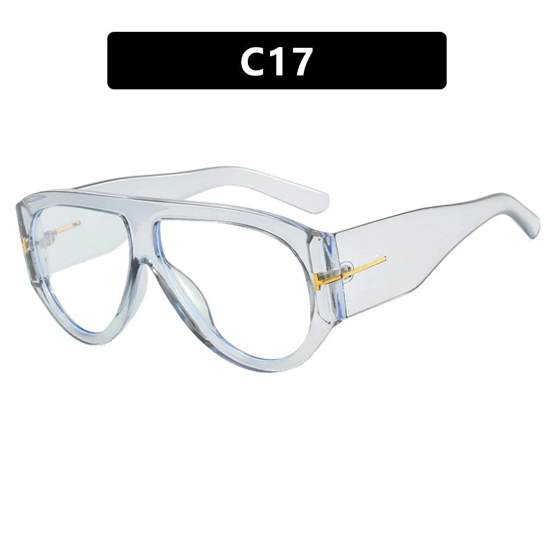 Dame Geometrisk Solbrille med moderne ramme og polariserte glass Luvikno