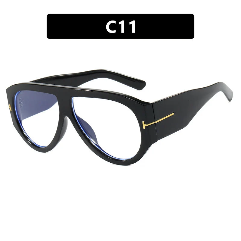 Dame Geometrisk Solbrille med moderne ramme og polariserte glass Luvikno