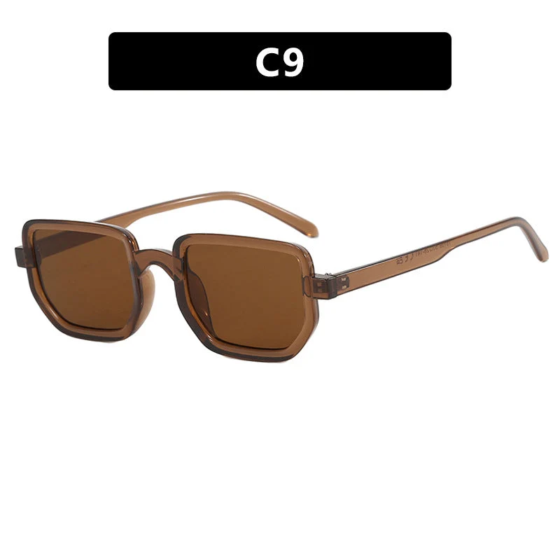 Dame geometrisk solbrille med moderne ramme og beskyttende glass Luvikno