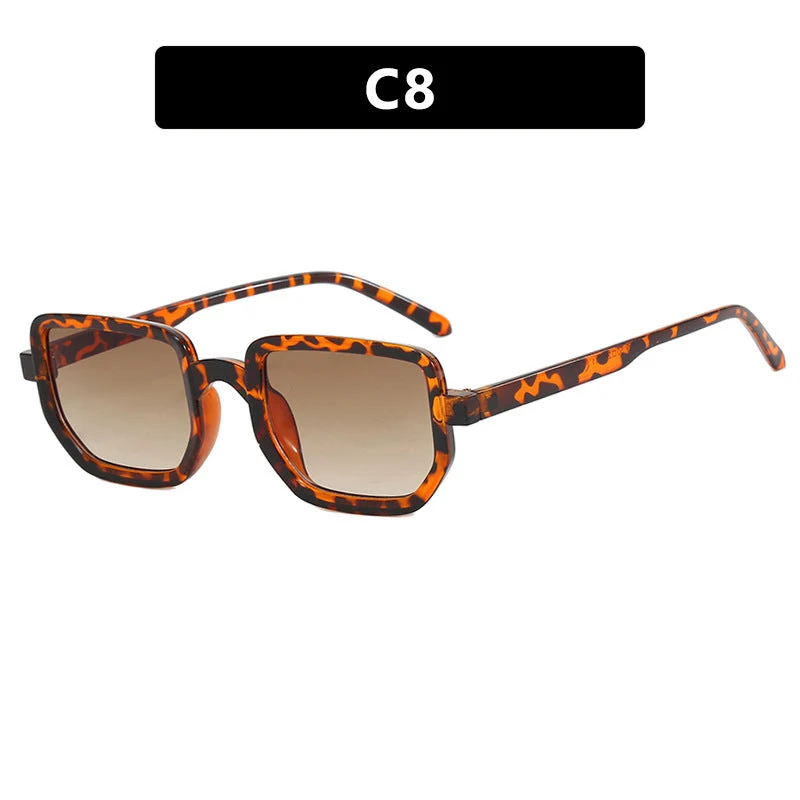 Dame geometrisk solbrille med moderne ramme og beskyttende glass Luvikno