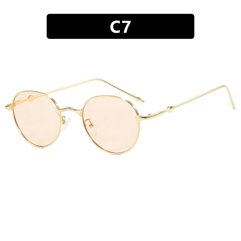 Dame elegant solbrille i moderne oval design Luvikno