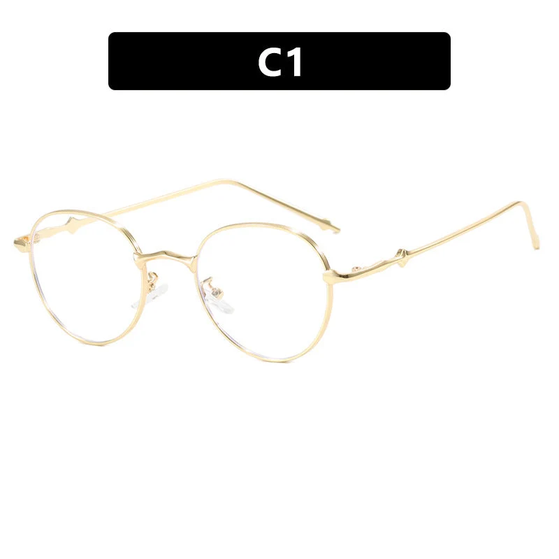 Dame elegant solbrille i moderne oval design Luvikno