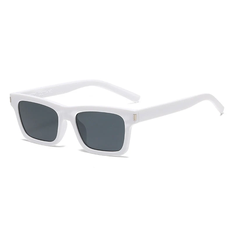 Dame elegant rektangulær solbrille med polariserte glass Luvikno