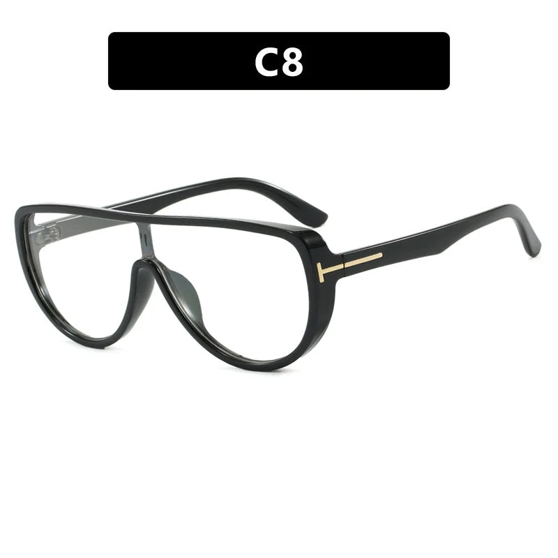 Dame elegant oversized solbrille med markant design og UV-beskyttelse Luvikno