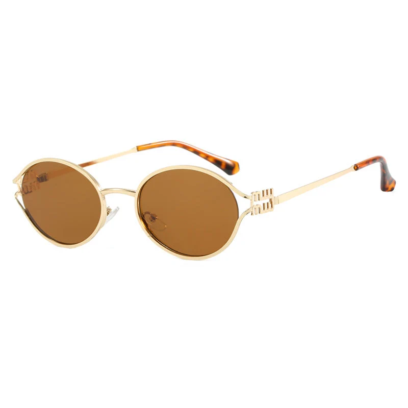 Dame elegant oval solbrill Luvikno