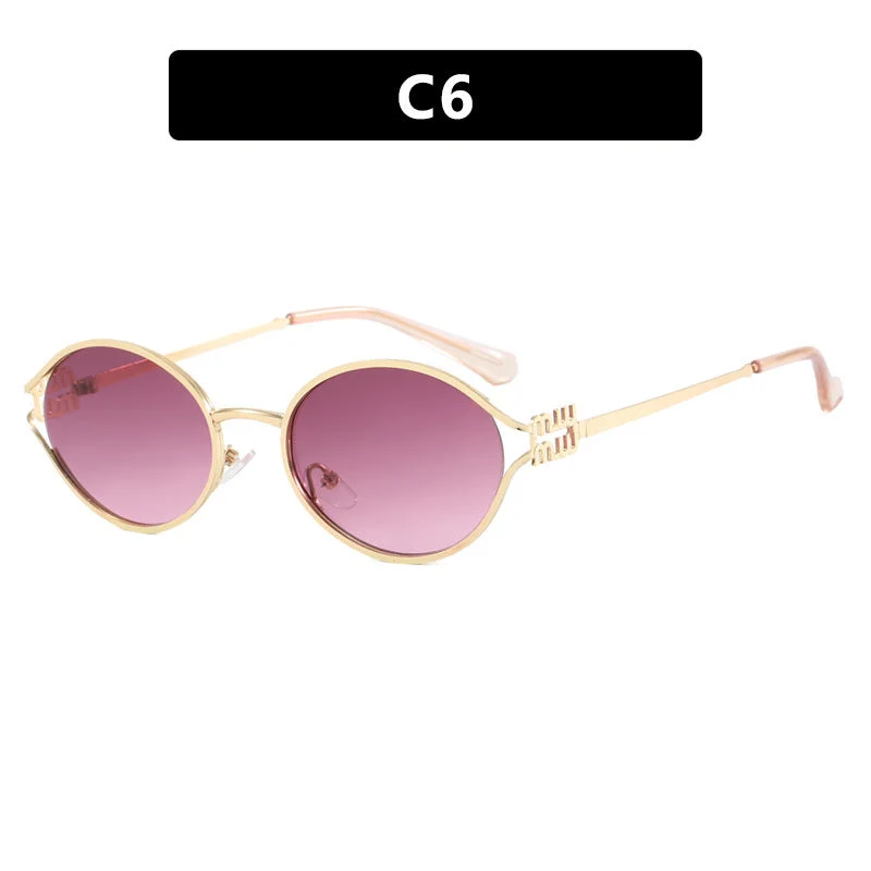 Dame elegant oval solbrill Luvikno