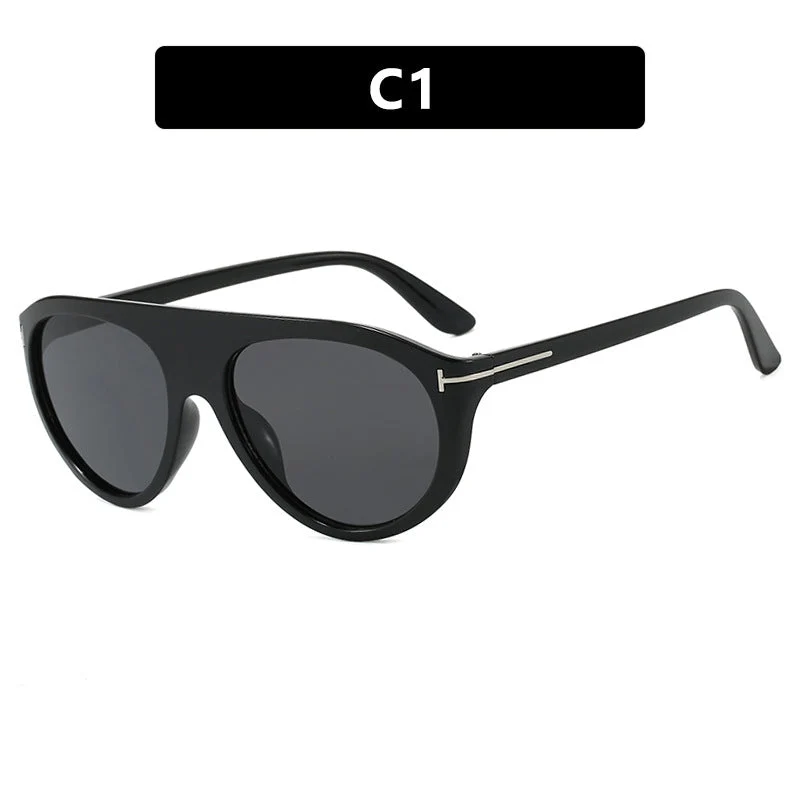Damen Cat-Eye solbriller med beskyttende UV-filter og speilbelagte linser Luvikno