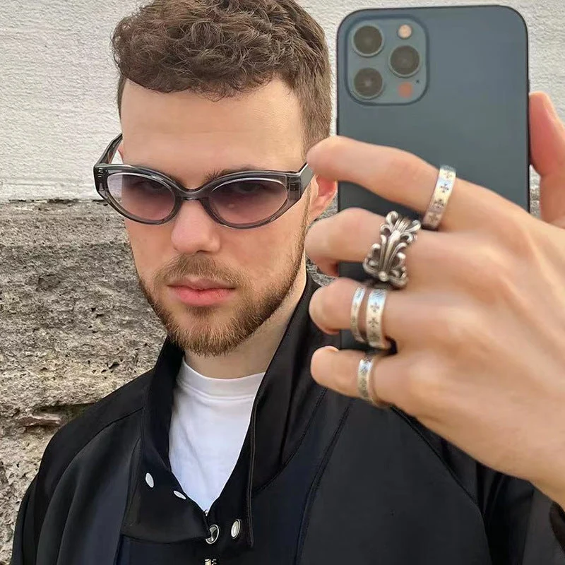Dame Cat-Eye solbriller med beskyttende UV-filter og trendy design Luvikno