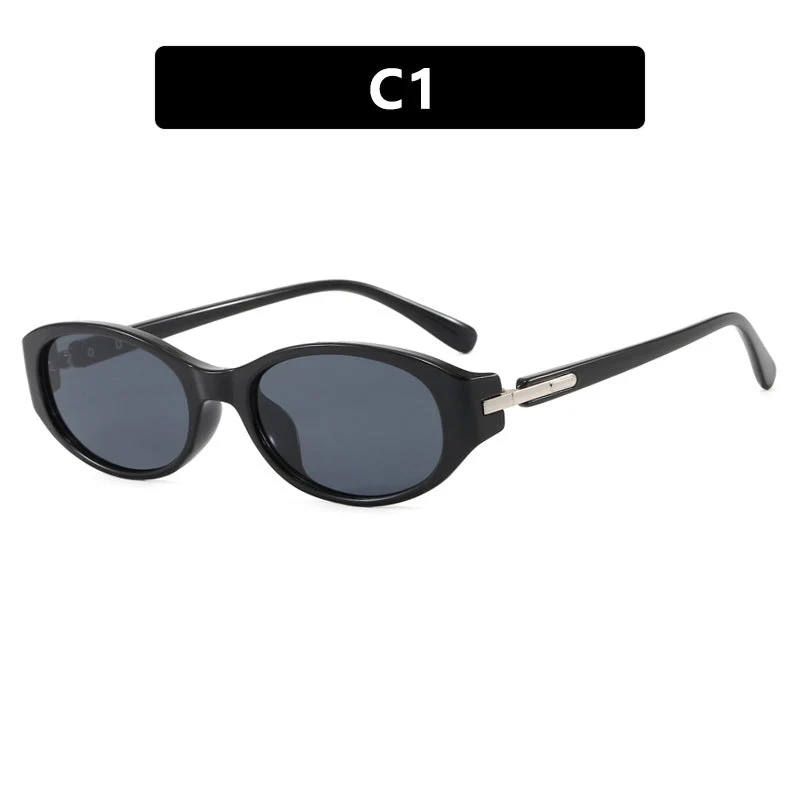 Damen cat-eye solbrille med robust ramme og polariserte linser Luvikno