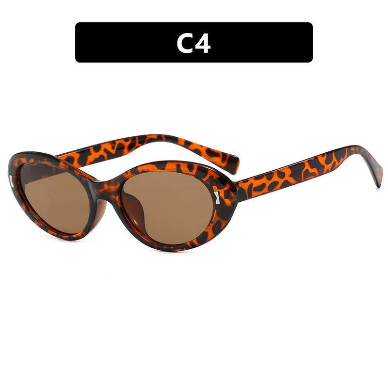 Dame Cat-Eye solbriller med beskyttende UV-filter og stilfull ramme Luvikno