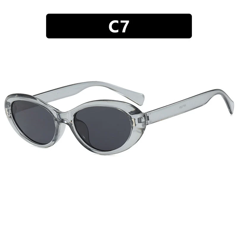 Dame Cat-Eye solbriller med beskyttende UV-filter og stilfull ramme Luvikno