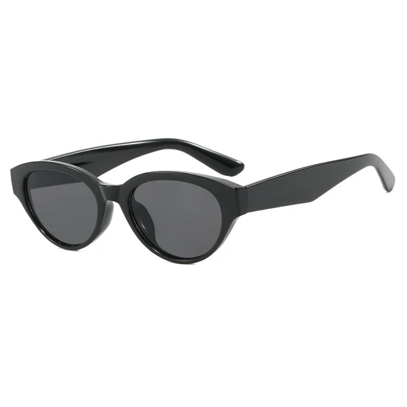 Dame Cat-Eye solbriller med beskyttende UV-filter og elegant ramme Luvikno
