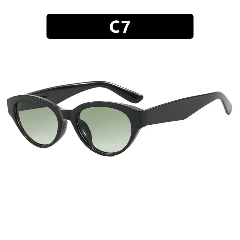 Dame Cat-Eye solbriller med beskyttende UV-filter og elegant ramme Luvikno