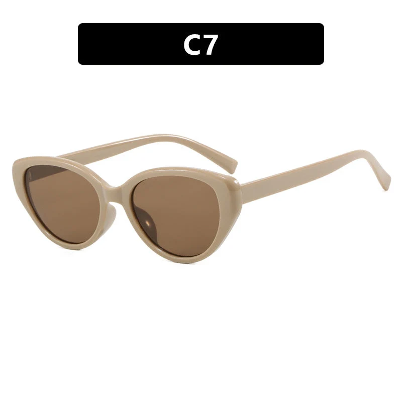 Dame Cat-Eye solbriller med moderne design og UV-beskyttelse Luvikno