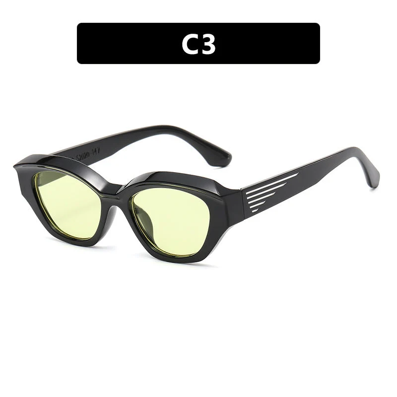 Dame Cat-Eye solbriller med markant ramme og UV-beskyttelse Luvikno