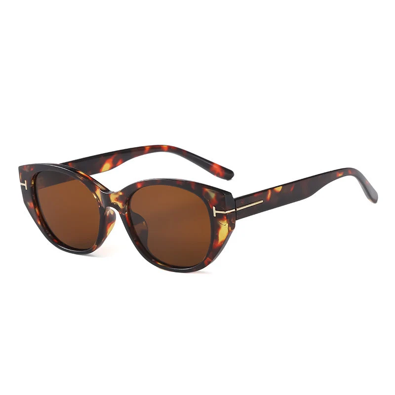 Damer Cat-Eye solbriller med elegant ramme og beskyttende UV-filter Luvikno