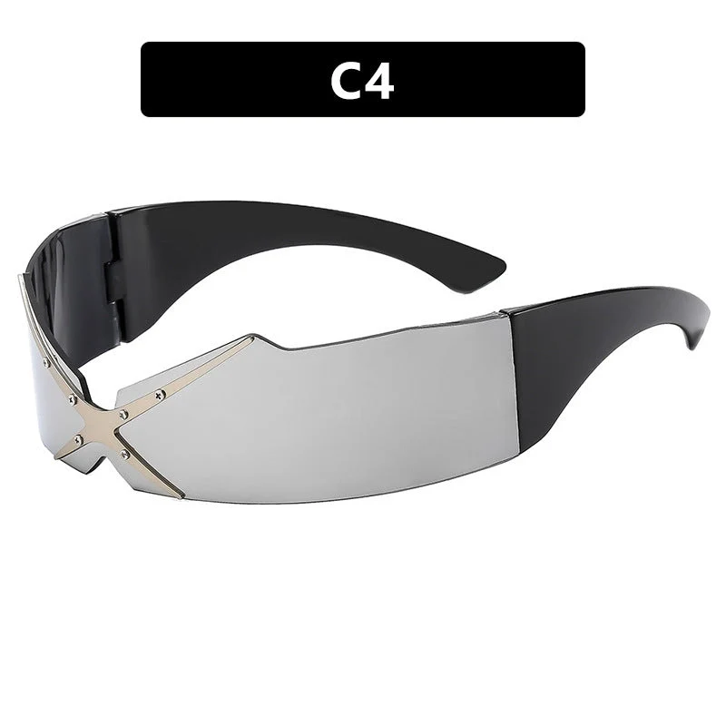 Dame futuristisk sportssolbrille Luvikno