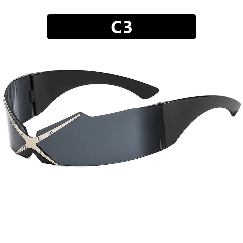 Dame futuristisk sportssolbrille Luvikno