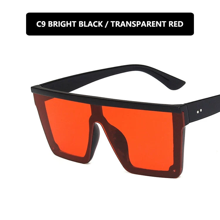 Damer futuristisk solbrille i beskyttende oversized-format Luvikno