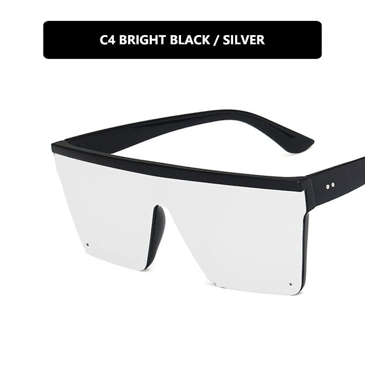 Damer futuristisk solbrille i beskyttende oversized-format Luvikno