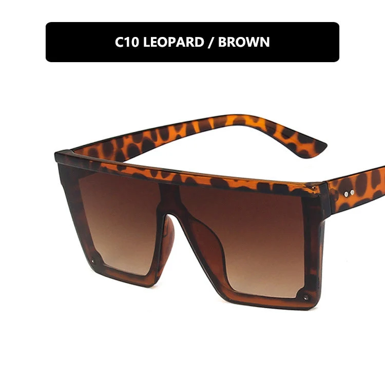 Damer futuristisk solbrille i beskyttende oversized-format Luvikno