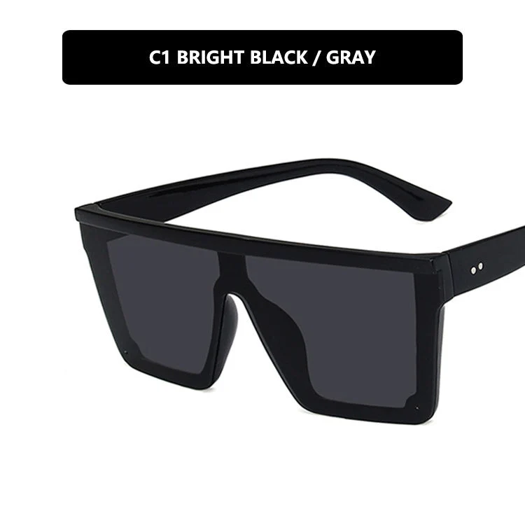 Damer futuristisk solbrille i beskyttende oversized-format Luvikno
