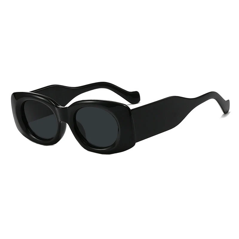 Dame futuristisk solbrille i elegant kvadratdesign Luvikno