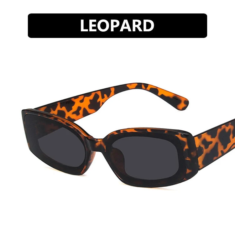 Damer futuristisk kvadratisk solbrille med transparent rammedesign og UV-beskyttelse Luvikno