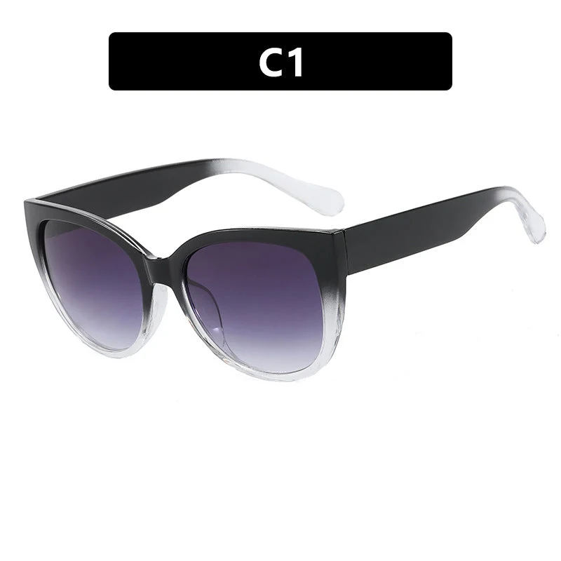 Dame ekstravagant solbrille med moderne Cat-Eye design Luvikno