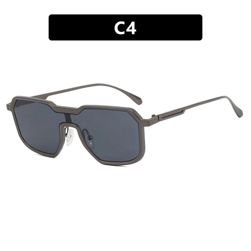 Dame ekstravagant geometrisk solbrille med beskyttende UV-filter Luvikno