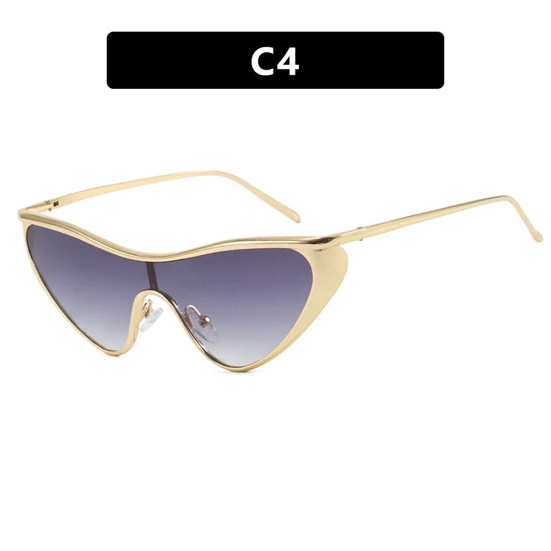 Damer ekstravagant formet solbrille med beskyttende UV-filter Luvikno