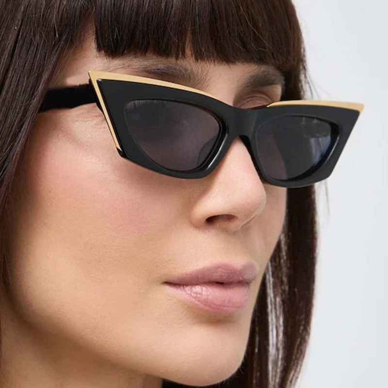 Damer ekstravagant Cat-Eye solbrille Luvikno