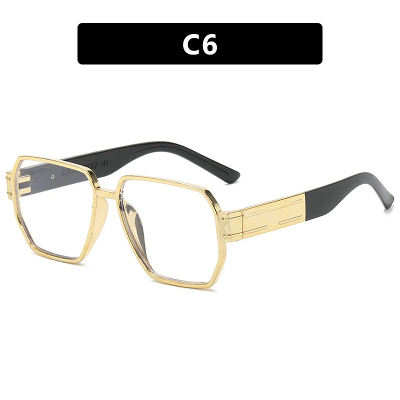 Damer elegant solbrille med markant geometrisk ramme Luvikno