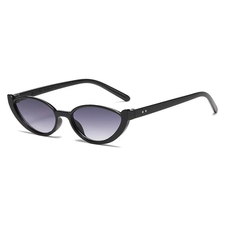 Dame elegant solbrille i stilfull kattøye-design Luvikno