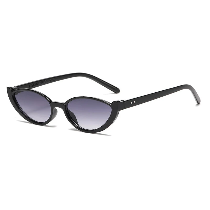 Dame elegant solbrille i stilfull kattøye-design Luvikno