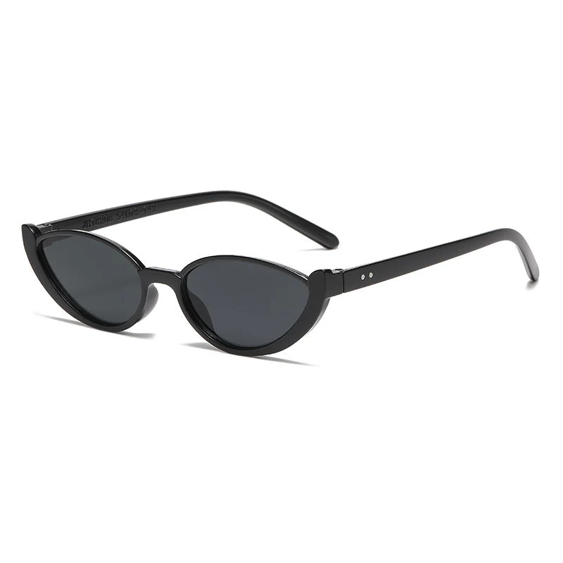 Dame elegant solbrille i stilfull kattøye-design Luvikno