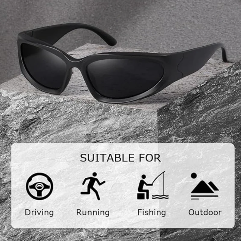 Polariserte sportssolbriller - SwiftWrap | Luvikno