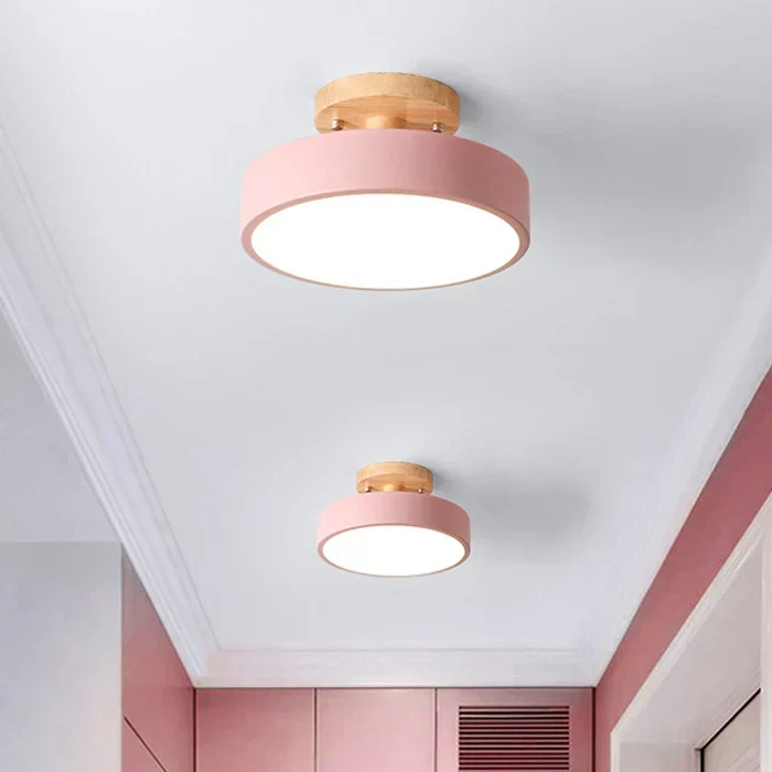 Skandinavisk LED Taklampe - NordWood | Luvikno